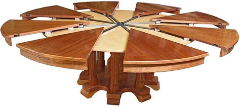 Pretty Dining Room Designs Ideas With Wooden Circular Tables 26