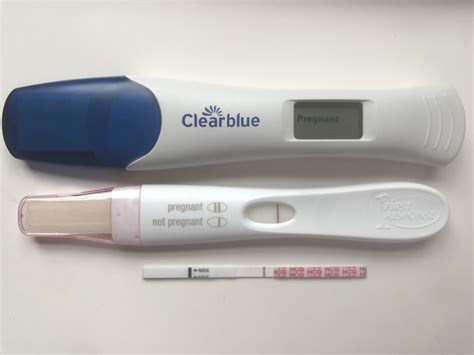 Clear Blue Digital Pregnancy Test Positive Digital Photos And