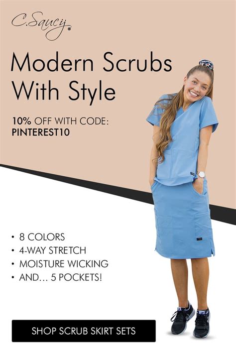 Modern Scrubs With Style Scrub Skirts Modest Casual Outfits Medical
