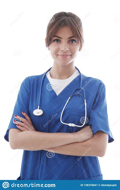 Young Nurse Portrait Stock Image Image Of Pretty Beautiful 138376841
