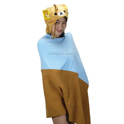Rilakkuma Throw Blankets towel 4Way Blanket / Costume San ...