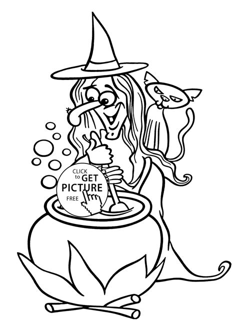 Halloween Witch Drawing At Getdrawings Free Download