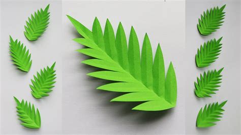 Paper Leaves Paper Leaf Paper Flowers Paper Crafts For School