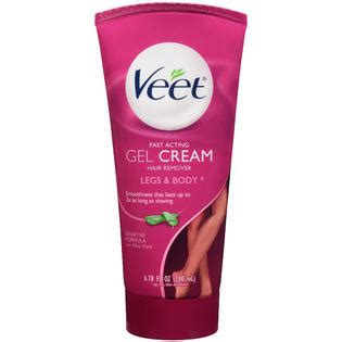 Dermatologist tested hair removal cream. Veet Fast Acting Legs & Body Hair Remover Gel Cream 6.78 ...