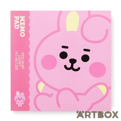 Buy Line Friends Bt21 Baby Cooky Memo Pad And Sticky Notes Set At Artbox