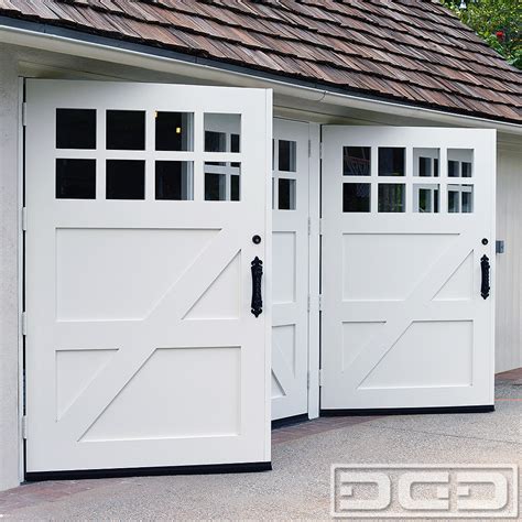 Authentic Quality Real Swinging Carriage Doors For Garage Conversion