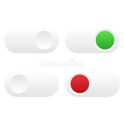 Power Button On Off Switch Ui Gui Icon Stock Vector Illustration Of