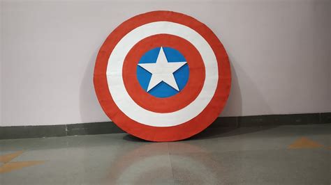 Diy How To Make Captain Americas Shield Using Cardboard Easiest Way