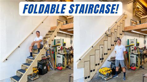 How To Make A Foldable Staircase Youtube