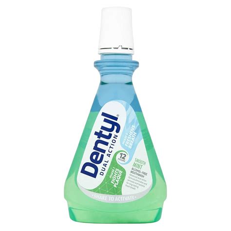 dentyl dual action smooth mint cpc mouthwash 500ml chemist direct