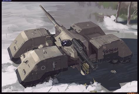 Ambush Tank Design E Wo Kaku Peter On Artstation At