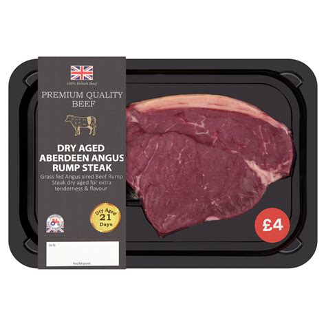 Dry Aged Aberdeen Angus Rump Steak G Beef Iceland Foods