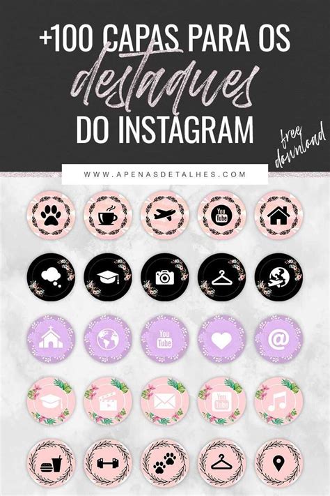 100 Capas Para Destaques Do Instagram Stories Apenas Detalhes