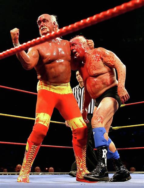 Hulk Hogan Vs Ric Flair Photograph By Michael Stout