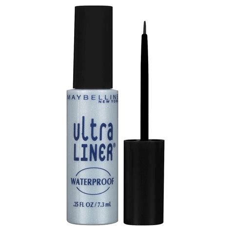Maybelline Ultra Liner Waterproof Liquid Eye Liner 01 Black 025 Fl Oz