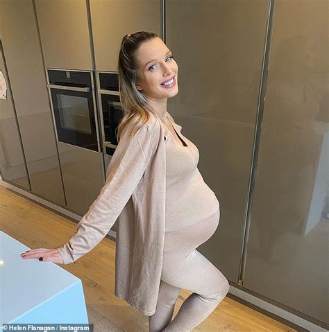 Pregnant Helen Flanagan Looks Radiant As She Flaunts Her Baby Bump In