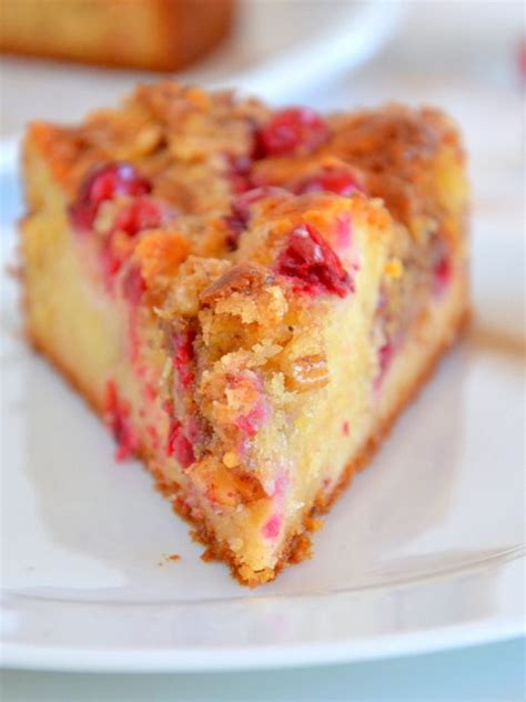 Das ist zwar eine wunderschöne zeit und ich freue mich. Coffee Cake mit Cranberries | Laktosefreie rezepte, Kaffee ...