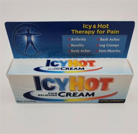 Icy Hot Rub Cream 1 25 Oz Pain Relieving Extra Strength Exp 09 22 Ebay