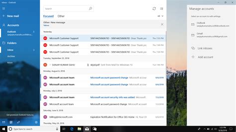 Windows 10 Mail App Microsoft Community