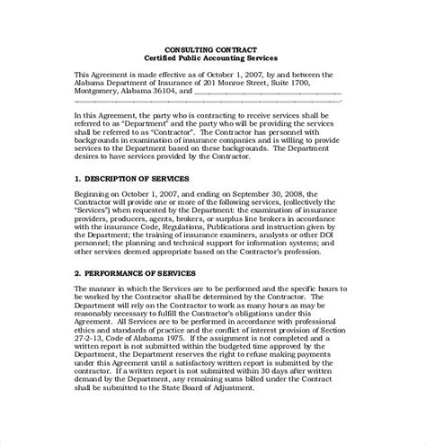 9 Consulting Agreement Template