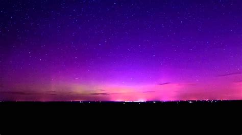 Northern Lights Time Lapse 11 7 15 Blue Mounds Wi Youtube