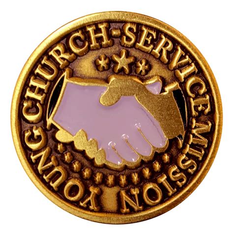 Young Church Service Commemorative Mission Pin