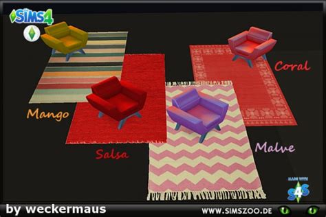 Blackys Sims 4 Zoo Rotton Rugs By Weckermaus • Sims 4 Downloads