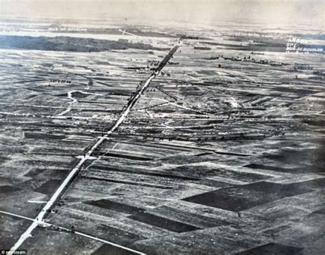 aerial images show the horrifying scale of the trenches during wwi aerial images aerial wwi