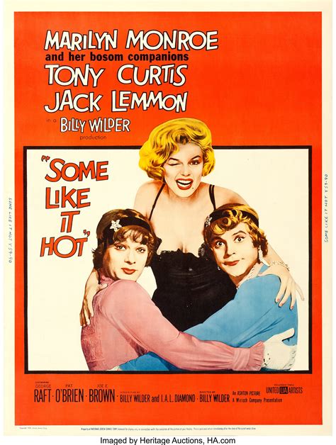 Some Like It Hot (United Artists, 1959). Poster (30