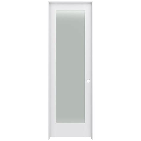 Jeld Wen Moda 1011 28 In X 96 In 1 Panel Square Frosted Glass Solid