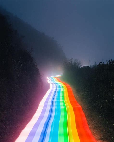 Rainbow Road Rainbow Art Over The Rainbow Rainbow Colors Rainbow