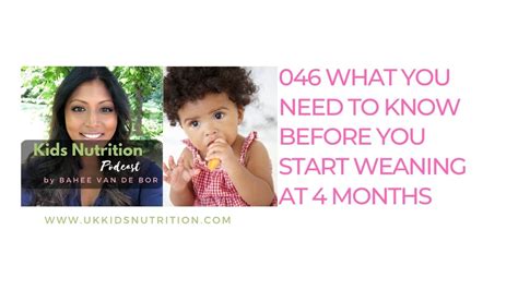 What You Need To Know Before You Start Weaning At 4 Months Bahee Van