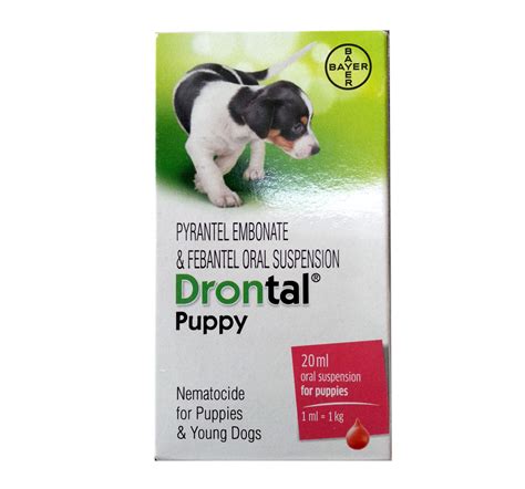 Bayer Drontal Dewormer For Puppies 20 Ml Dogspot Online Pet