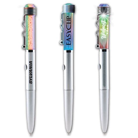 Multicolor Led Logo Pen Light Up Pens 309 Ea