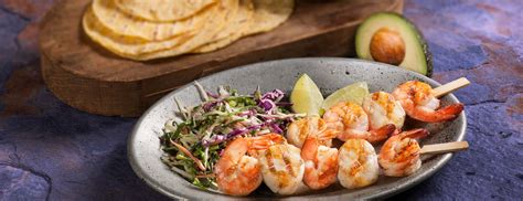 Simple Grilled Shrimp Tacos With Mango Avocado Salsa : Easiest Way to Make  Grilled Shrimp Tacos With Mango Avocado Salsa