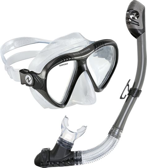 Us Divers Adult Magellan Purge Lx Masktucson Lx Snorkel Gun Metal Sports