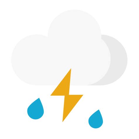 Weather Thunderstorm Vector Icons Free Download In Svg Png Format