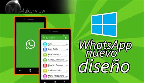 It works like whatsapp web. Windows 10 Mobile - Whatsapp, Nuevo Diseño【CONCEPT】 - YouTube