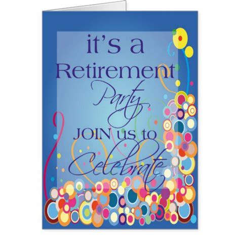 retirement celebration invitation templates