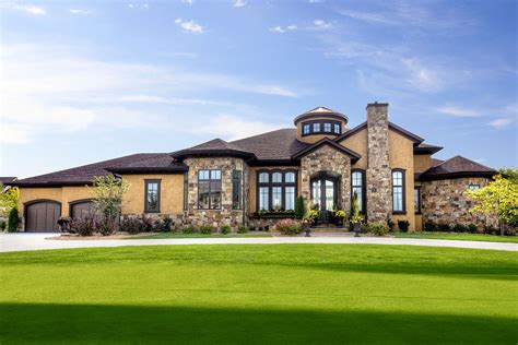 Luxury 4 Tuscan Ranch House Plan - 89978AH | Architectural ...