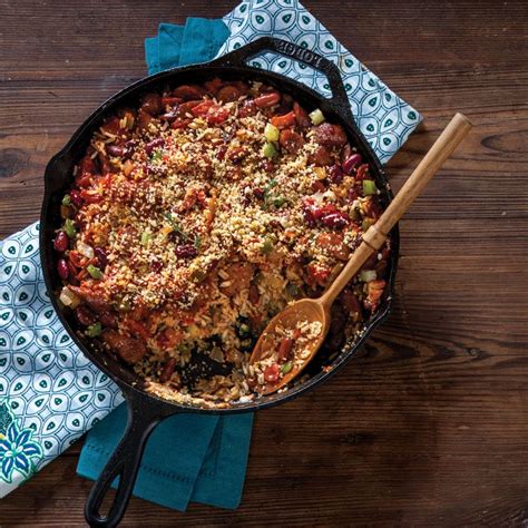 This chicken and black bean green chili rice skillet is a healthy, quick and simple weeknight dinner idea! Conecuh Red Beans and Rice Casserole | Recipe | Red beans ...
