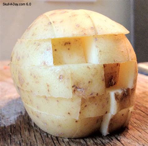 Cut Potato Skull