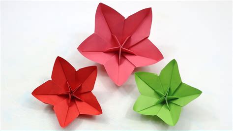 Origami Flower Easy Lovely Cherry Blossom Youtube