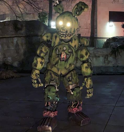Here Are Some Of My Favorite Photos Of My Springtrap Suit From My Visit