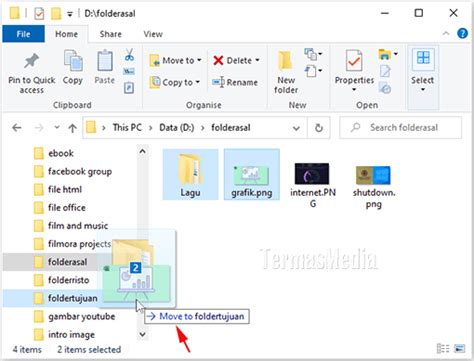 Mengubah Aksi Default Drag And Drop File Atau Folder Di Windows 10