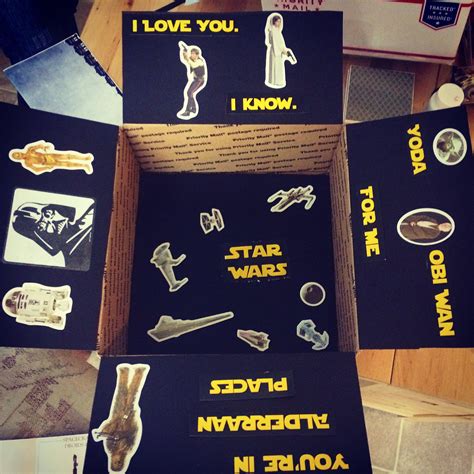 Star Wars Care Package Star Wars Valentines Star Wars Diy Star