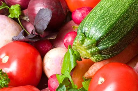 Color Fresh Beautiful Vegetables Yield Stock Image Image Of