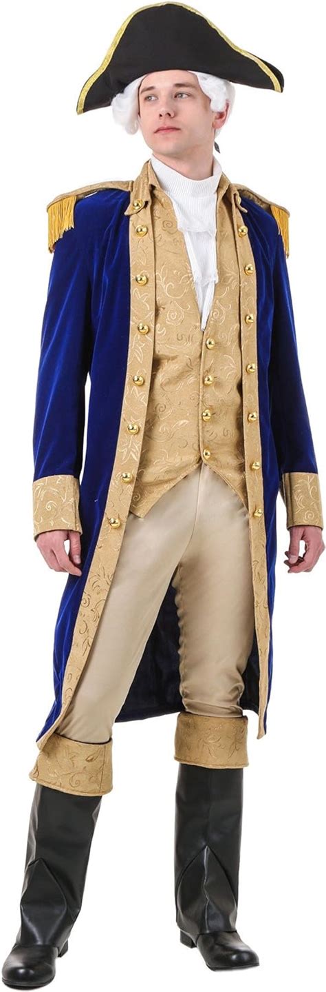 George Washington Costume Adult Colonial Costumes For Men X