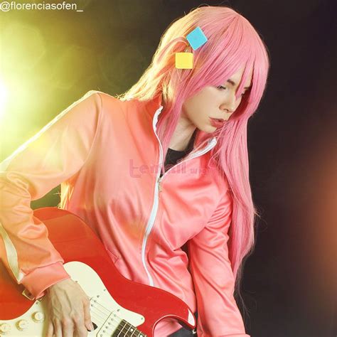 Bocchi The Rock Hitori Gotou Long Pink Cosplay Wig
