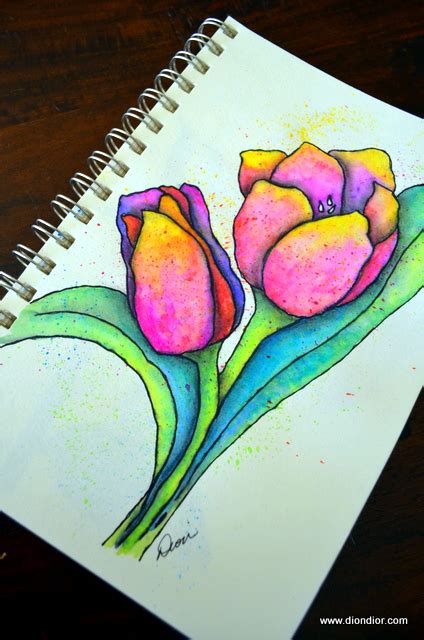 But after you see and learn some simple techniques i am showing here, you will draw whatever flames you like. The Sketchbook Challenge: Drawing 'Bowl-Shaped' Flowers